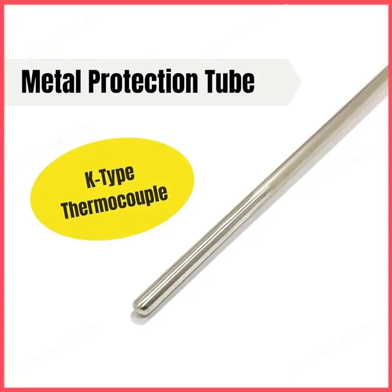 B52C TCE-K02H3-100 Sonda metallica per termocoppia tipo K adatta per forno Sensore termocoppia per strumento di ingresso tipo K