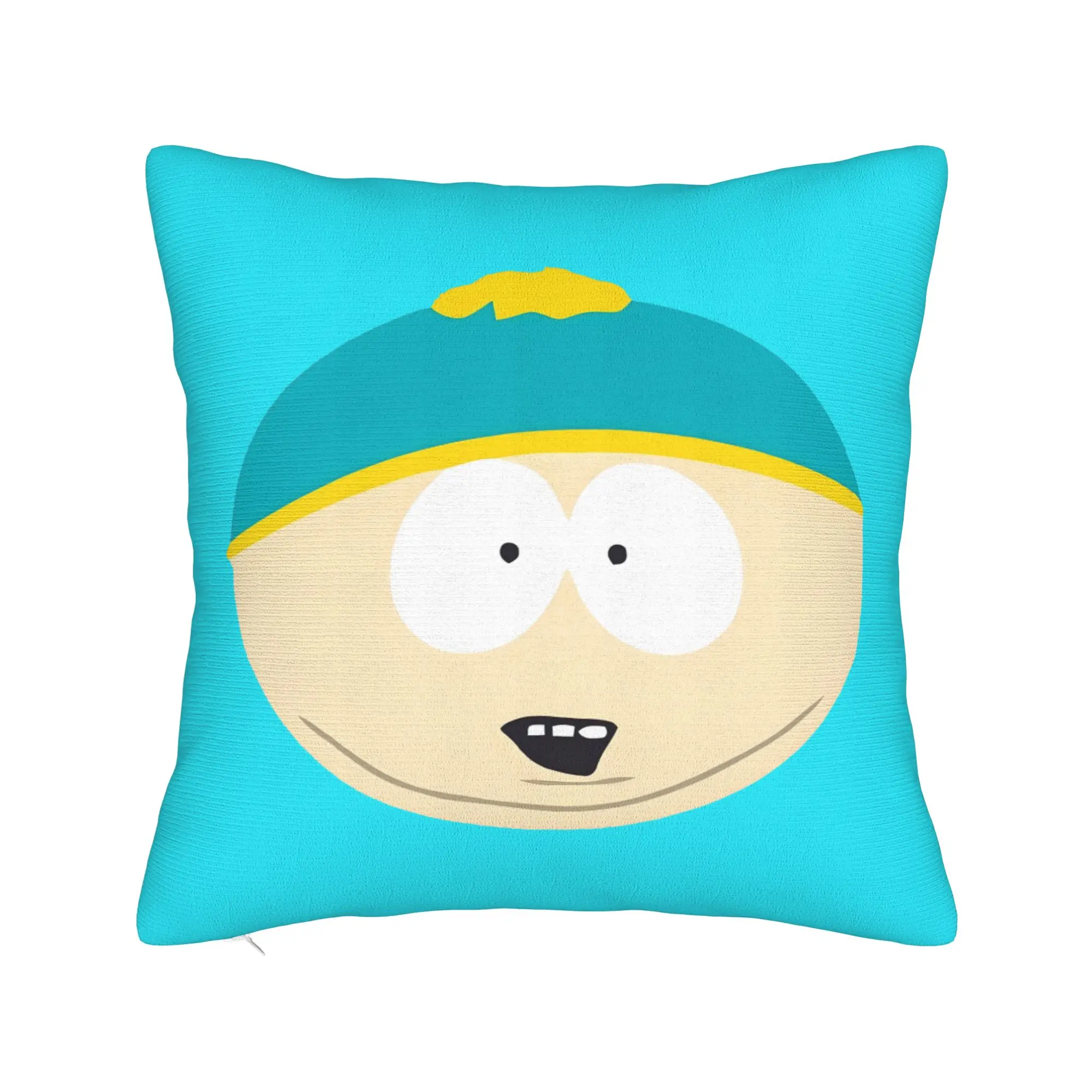 Fashion Cartoon Eric Cartman Cushion Covers 45x45cm Soft South Parks Throw Pillow for Car Square Pillowcase Home Decor