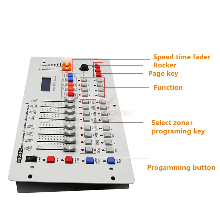 

Led Remote Dj Controller Moving Head Light Console Dmx 240 Control