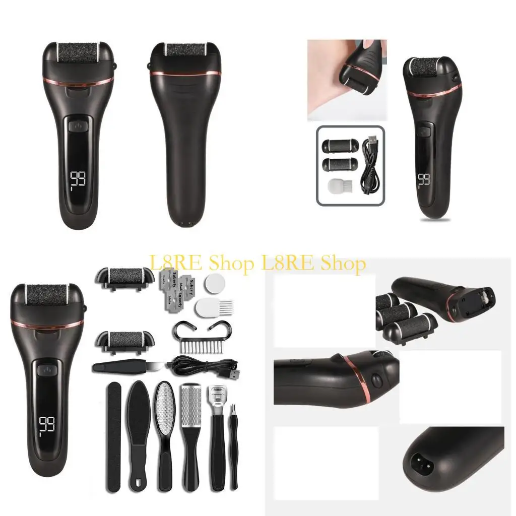 l8re-フットグラインダー-abs-素材-usb-充電式ヒールスクレーパー-足の角質用