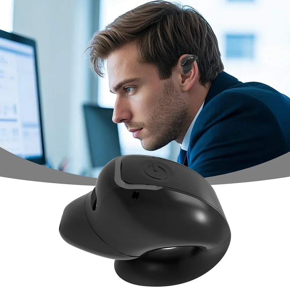 Earphones Bluetooth 5.3 TWS Noise Cancelling Sport Wireless Ear Clip HiFi Stereo Gaming Headphones With Mic For All Smartphones