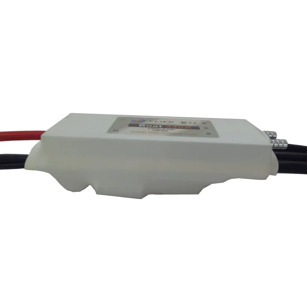 RoRuSNew Version Flier 12S/16S/18S/20S/22S Brushless Marine ESC 240A Boat Speed Controller Programmable