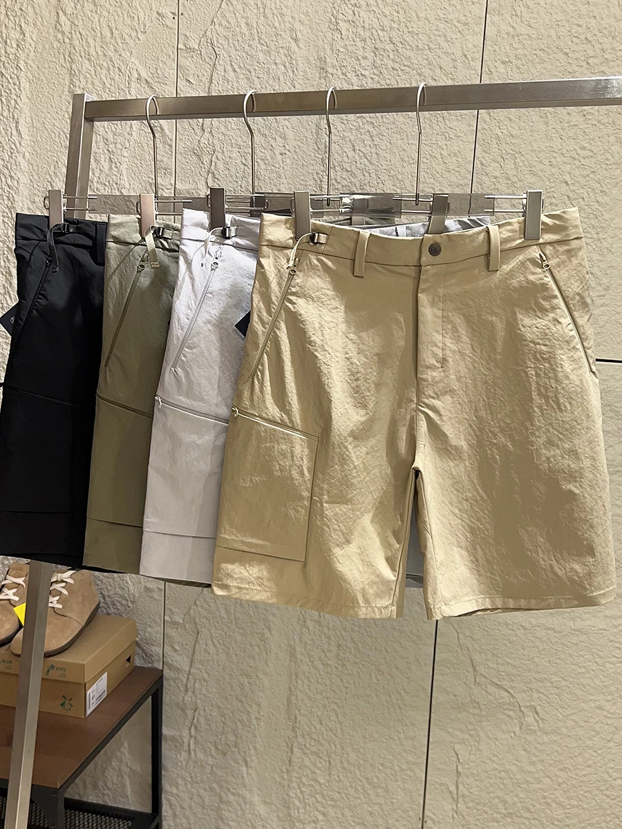 

Men's Outdoor Summer Quick Dry Breathable Straight Leg Short Pants Five-Point Pants Functional Tailoring Polyester Fiber Casual