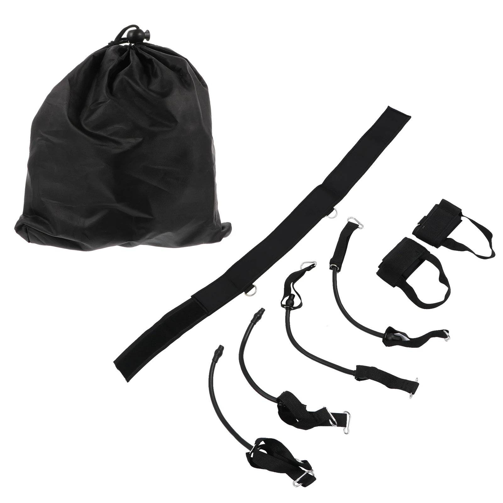 

Adjustable Resistance Bands Leg Strength Trainer Natural Latex Jump Training Belt Waist Strap Ankle Cuffs Comfortable for Men