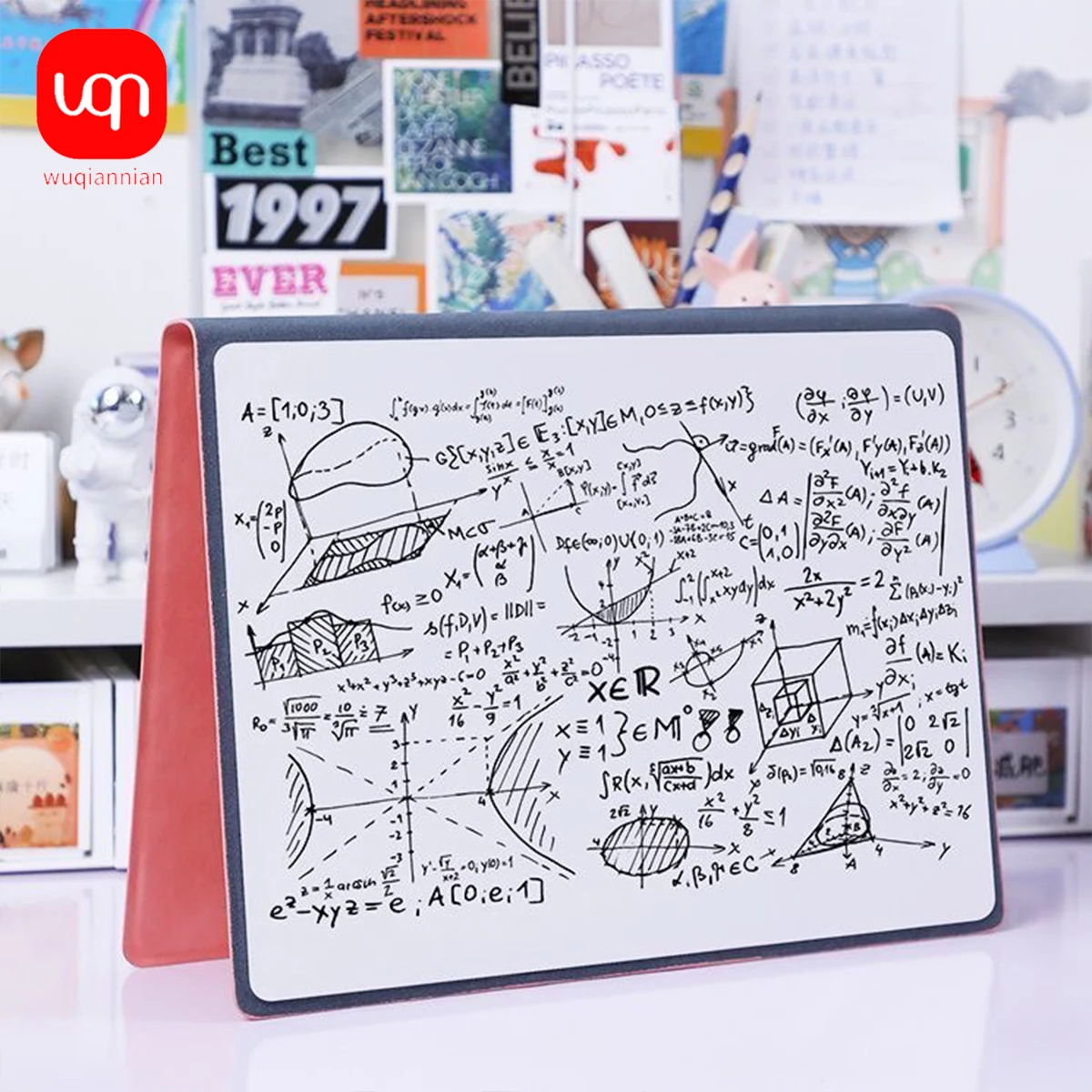 A5 Reusable Whiteboard Notebook Memo Book With Free Whiteboard Pen Erasing Cloth Weekly Planner Portable Notebooks