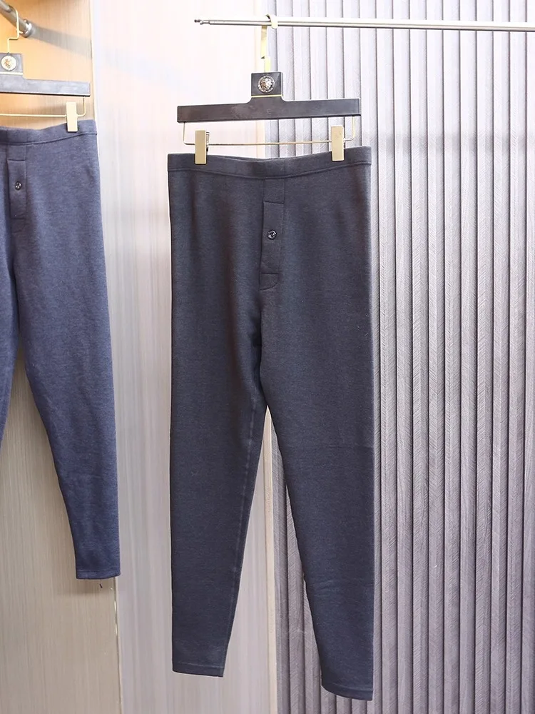 

Мужские утепленные зимние брюки, облегающие, комфортные, защищающие от холода, длинные штаны из полиэфирного волокна, детская одежда