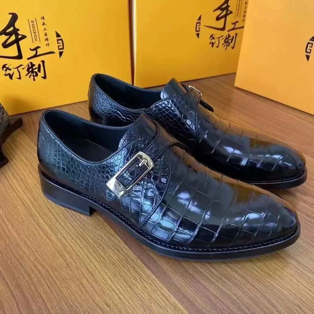 yingshang new arrival men dress shoes men formal shoes  male crocodile shoes