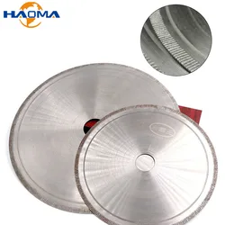 4-10 Inch Diamond Circular Saw Blade Straight Tooth Cutting Disc For Jade Emerald Glass Gems Stone Crystal Agate Polishing Tools