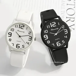 Reloj Mujer Fashion Women Silicone Quartz Watch Ladies Clock Trend Students White Jelly Watches Gifts for Girls Relogio Feminino