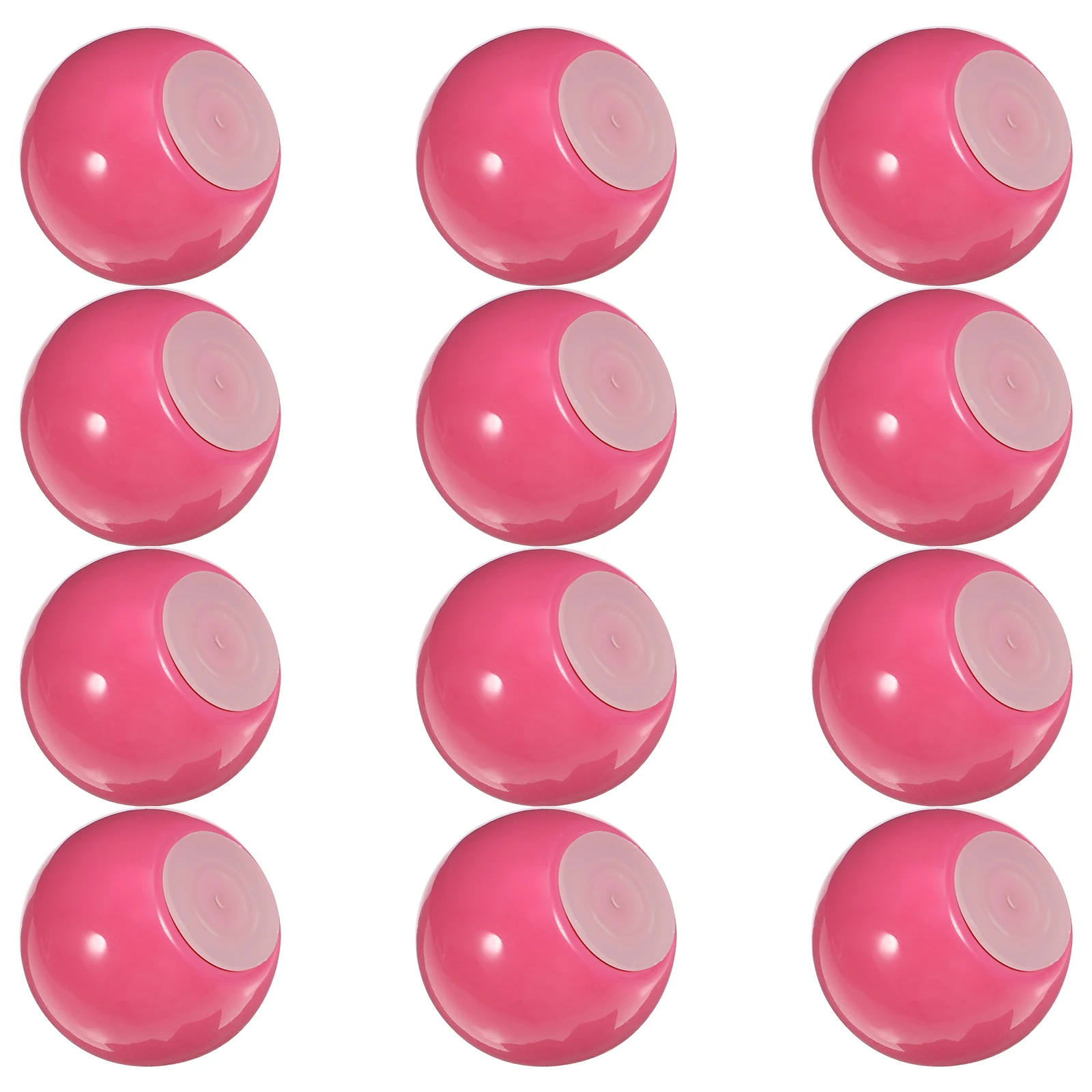

12 Pcs Round Bead Fruit Box Top Cover Cabinet Knobs Closet Black Drawer Pp Pull