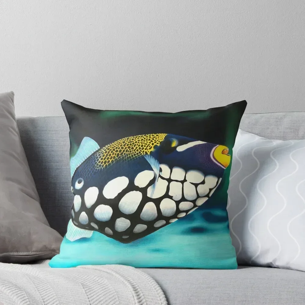 

Clown triggerfish Throw Pillow Luxury Pillow Case Rectangular Cushion Cover christmas decorations for home 2025 pillow