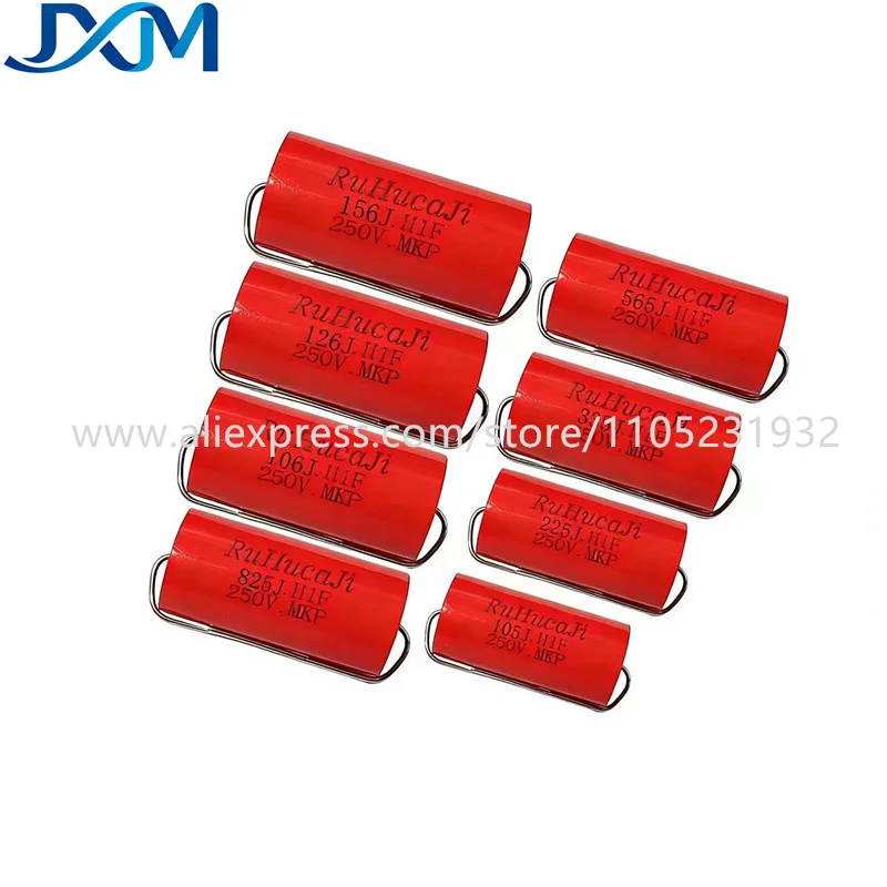 2-5pcs MKP Capacitor 250V1.5 2.2 3.3 4.7 5.6 10 15 20 33UF Non-Polar Audio Film Capacitor for Speaker Crossover & HiFi Amplifier