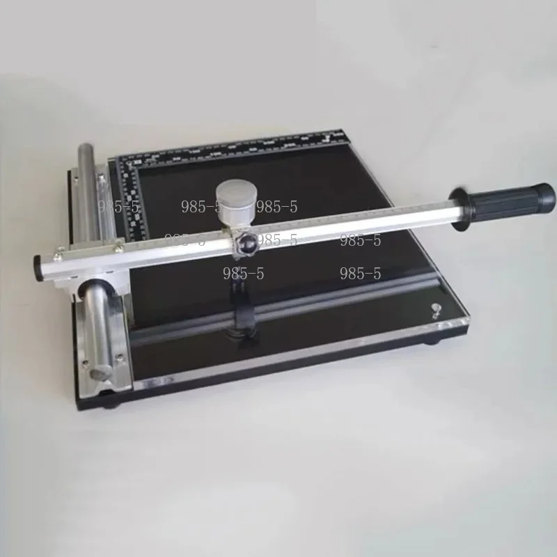 Laboratory Manual Glass Cutter，28x33cm Size Silica Gel Board Based Cutting Machine