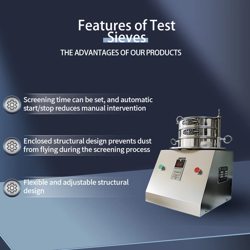 High-Quality Automatic Powder Sifter for Powder Testing Laboratory Standard Laboratory Sieve Vibrating Sifter