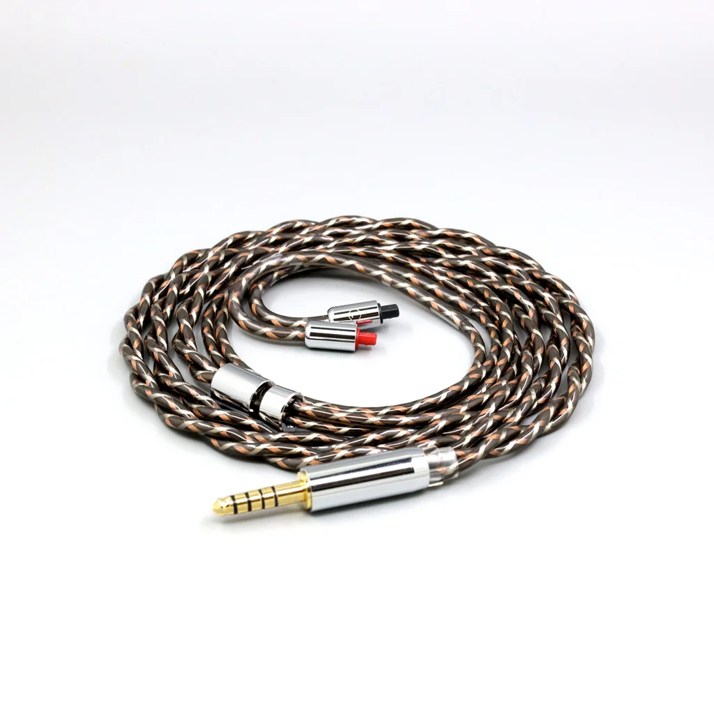 كابل سماعة أذن TypeX 25AWG Litz Shielding 7n OCC لـ Audio-Technica ATH-IM50 IM70 IM01 IM02 IM03 IM04 8914
