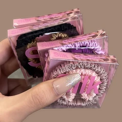 22 Momme 100% Silk Hair Ties Elastic Rubber Bands Natural Material High Quality Hair Bands Hair Accessories