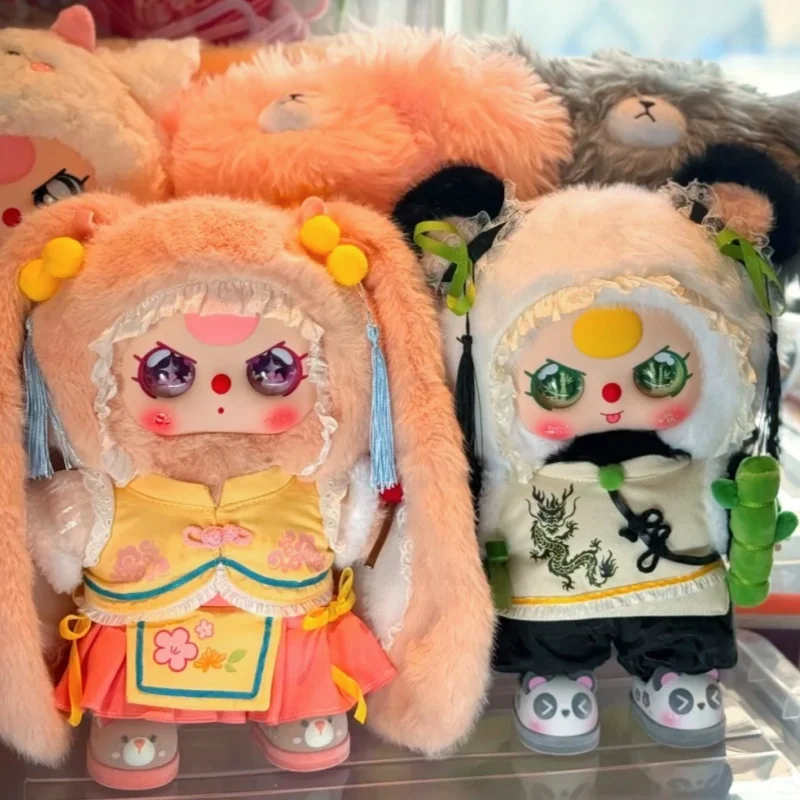 

Genuine Baby Three 400% Beijing Limited Edition Blind Box Kawaii Plush Doll Desktop Room Decor Ornament Trendy Toy Surprise Gift