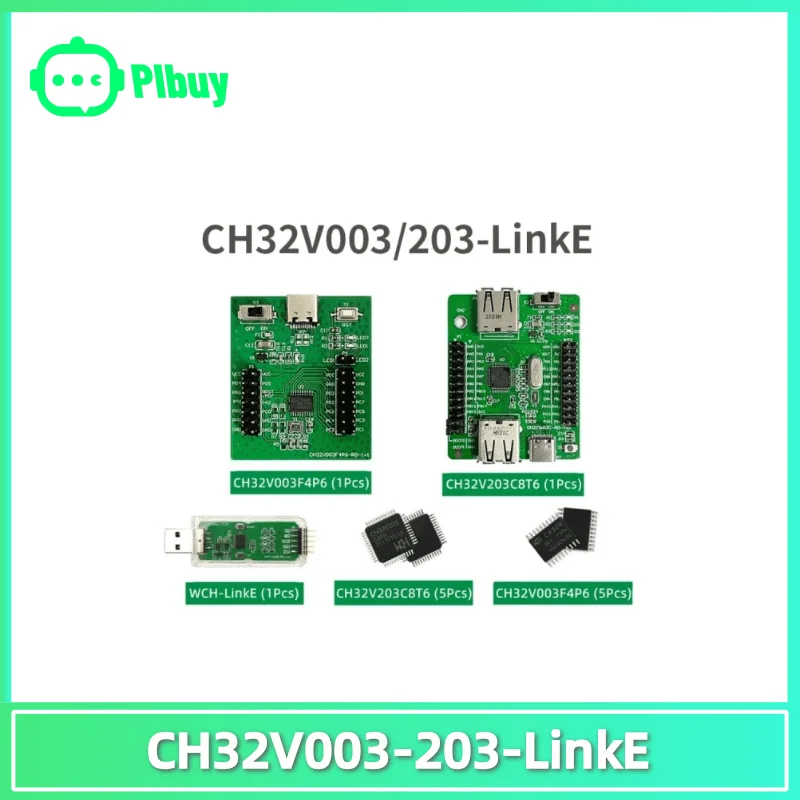 CH32V203 EVT System Evaluation Board MCU Intelligent RISC-V MCU Demo Board CH32V203C8T6