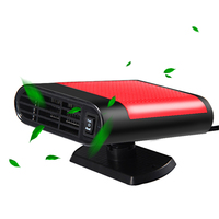 12/24V Portable Car Electric Heater Fan 360 Rotating 1200W Auto Windshield Defroster Defogging Defrosting Heating Fan