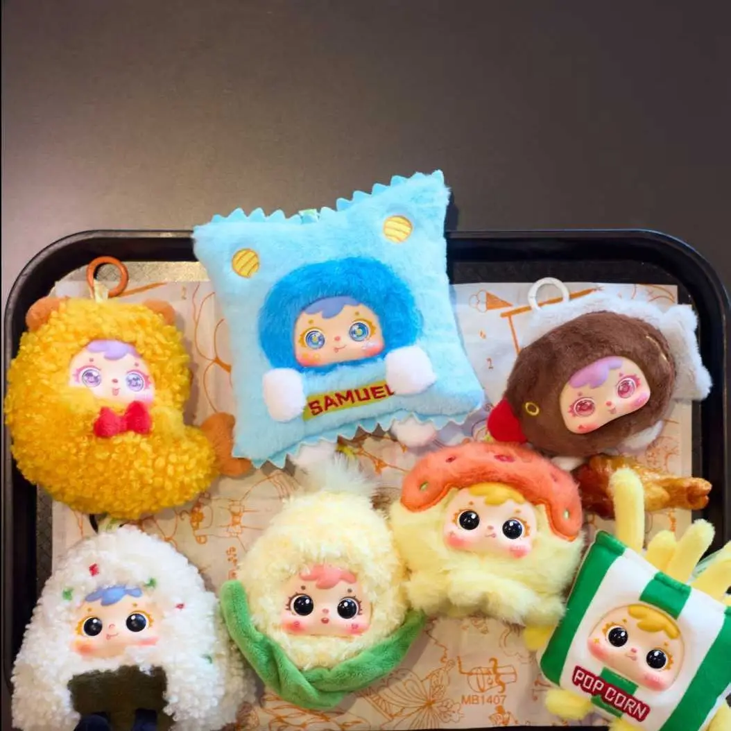 

Samuel Fried Shrimp Shrimp Series Plush Blind Box Cute Cartoon Model Doll Mystery Box Surprise Pendant Wholesale Collection Gift