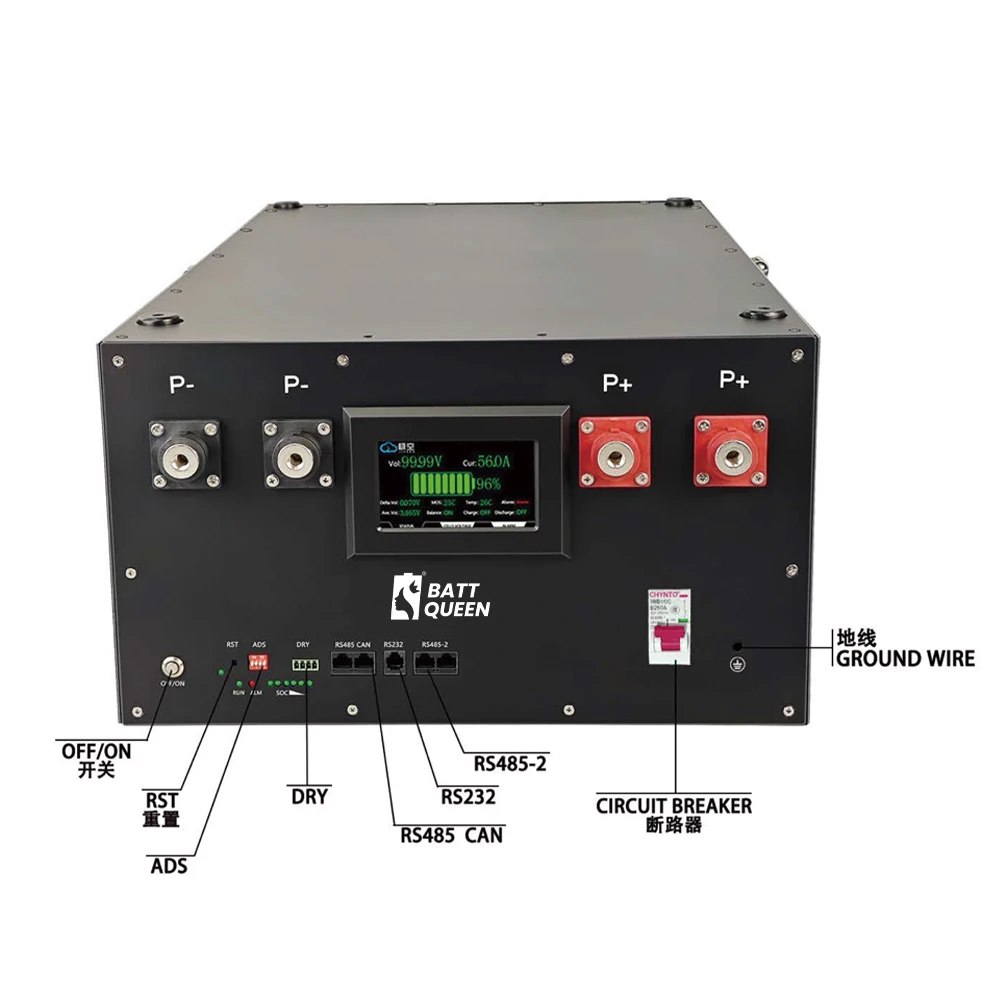 Чехол для аккумулятора DIY 48 В LiFePO4 с JK 16S 200A Smart BMS 51,2 В, наборы для самостоятельного изготовления 280ah BT LCD 2A, активный балансир, новый
