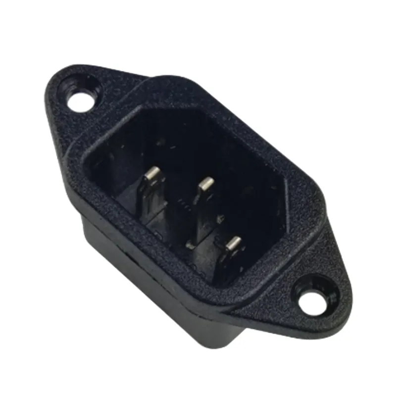 التيار المتناوب مقبس الطاقة C14 حرف المقبس مع ثقب تحديد الأذن الكمبيوتر جهاز طهي الأرز سيارة تعمل بالبطارية المقبس