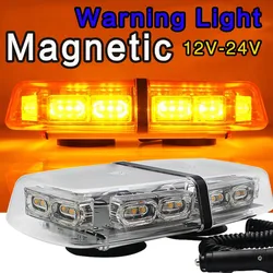 Super bright Amber white 36 LED lamp Strobe Beacon Light Flashing Emergency Hazard Warning Truck The roof lights