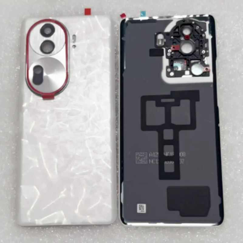 Battery Housing Repair For Oppo Reno 11 Pro 11 5G Back Cover Glass Rear Door Case Shell + Camera Lens Adhesive Replacement Parts