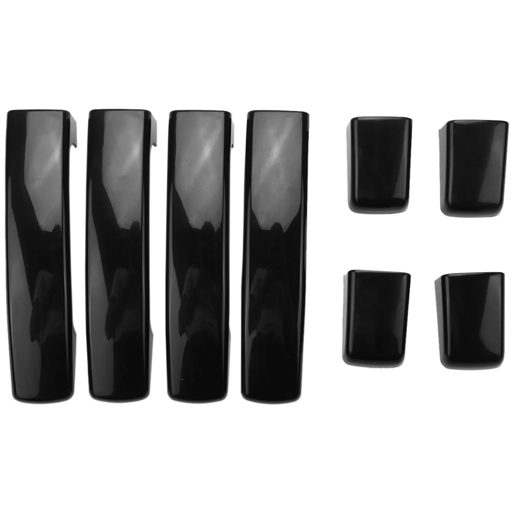 

1Set Car Exterior Door Handle Cover Trim for Land Rover LR2 LR3 Freelander Range Rover Sport Freelander 2005-2009(Gloss Black)