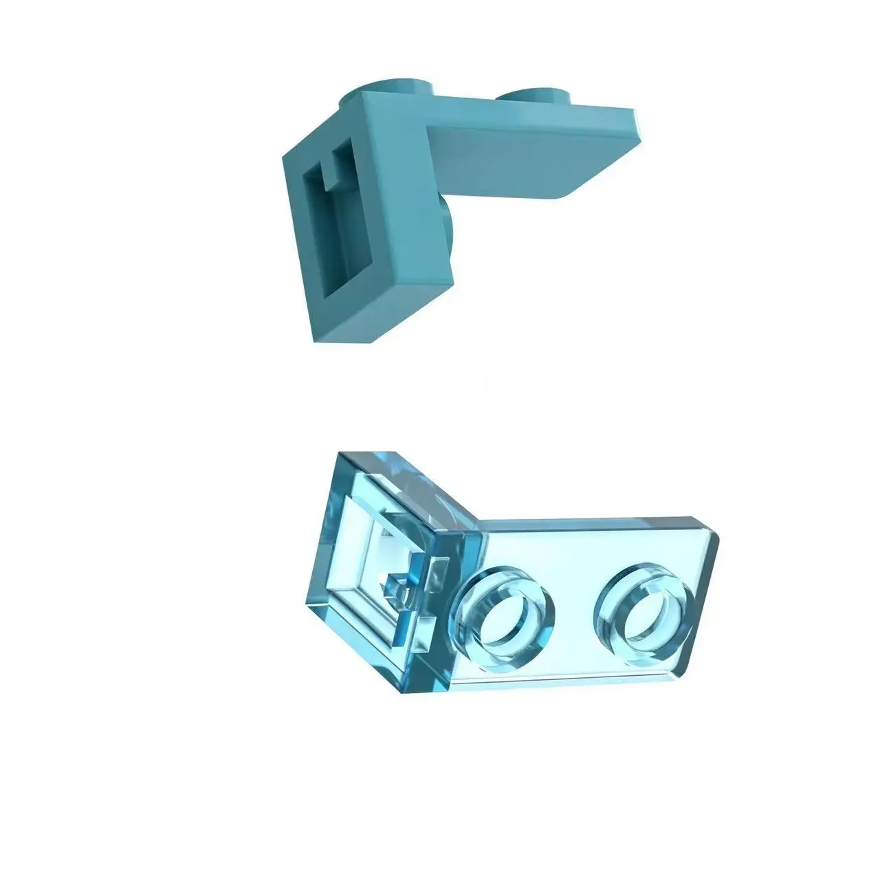 60pcs MOC 73825 Bracket 1x1 - 1x2 Inverted Compatible Bricks DIY Assmbled Building Blocks Puzzle Enlighten Toy Gift Particle Kid