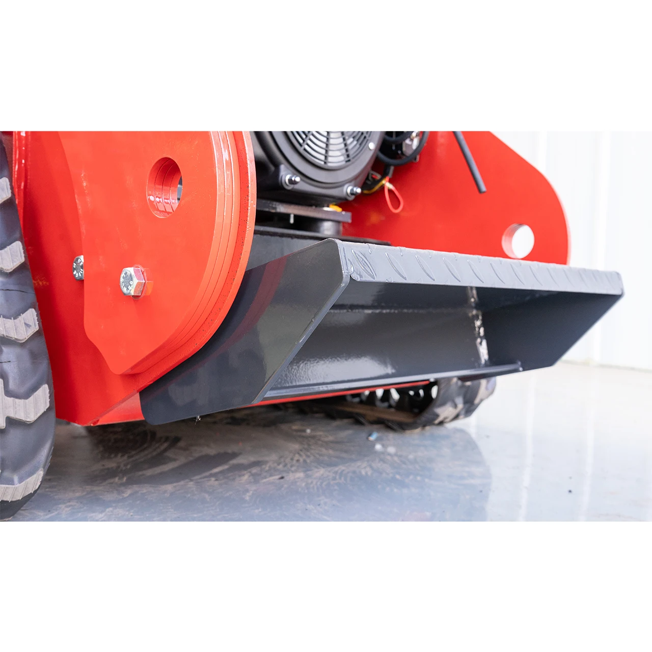 جرافة انزلاقية مع محرك كوبوتا، محمل هيدروليكي صغير للانزلاق، آلات بناء مدمجة #5