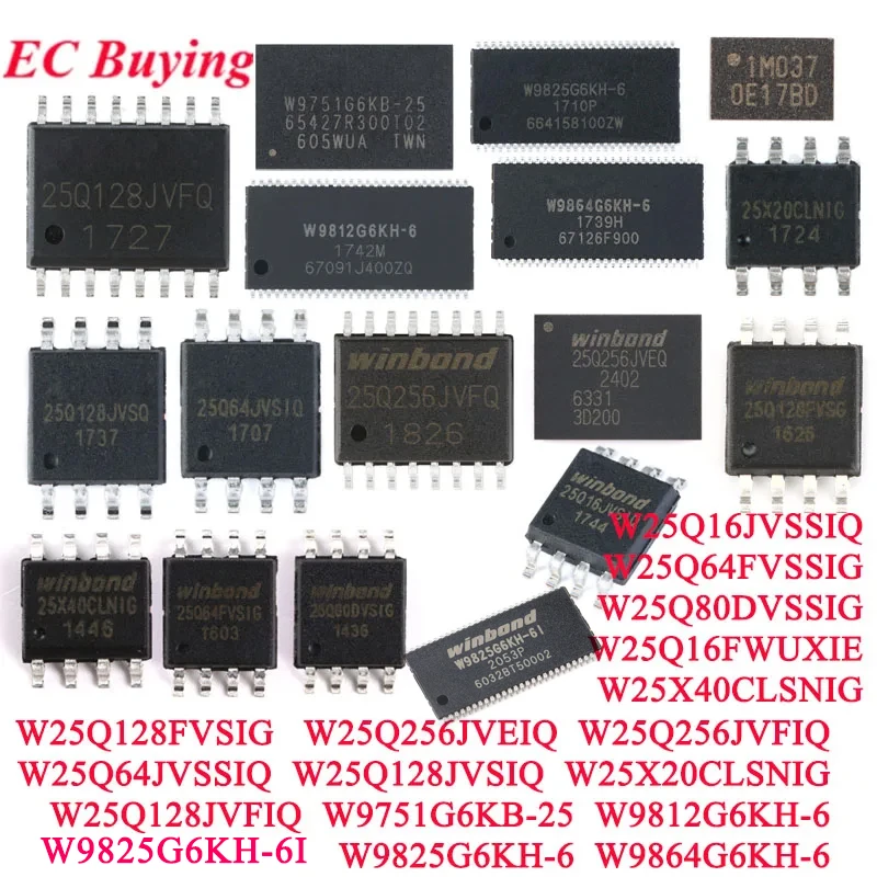1-10Pcs W9825G6Kh-6…