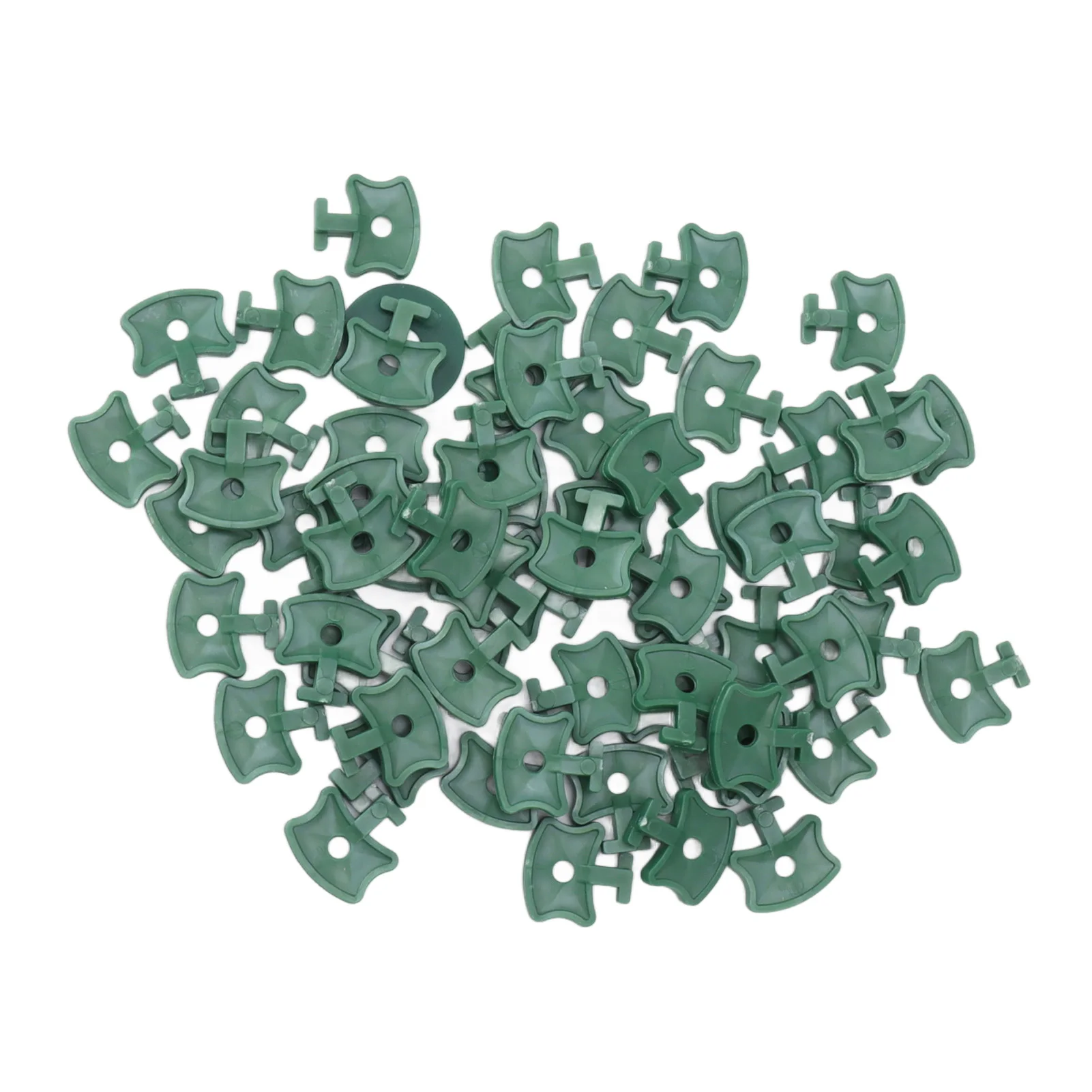 Clips giratorios de plástico para invernadero, accesorio de fijación de sombreado con arandelas para aislamiento de invernadero, envoltura de red de burbujas, 100 piezas