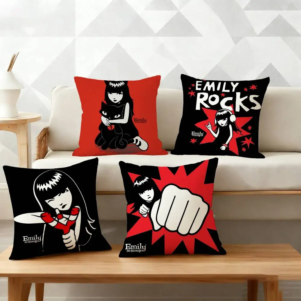 

E-Emily The S-Stranges Pillow Case for Sofa Living Room Home office Decor Protective Cover