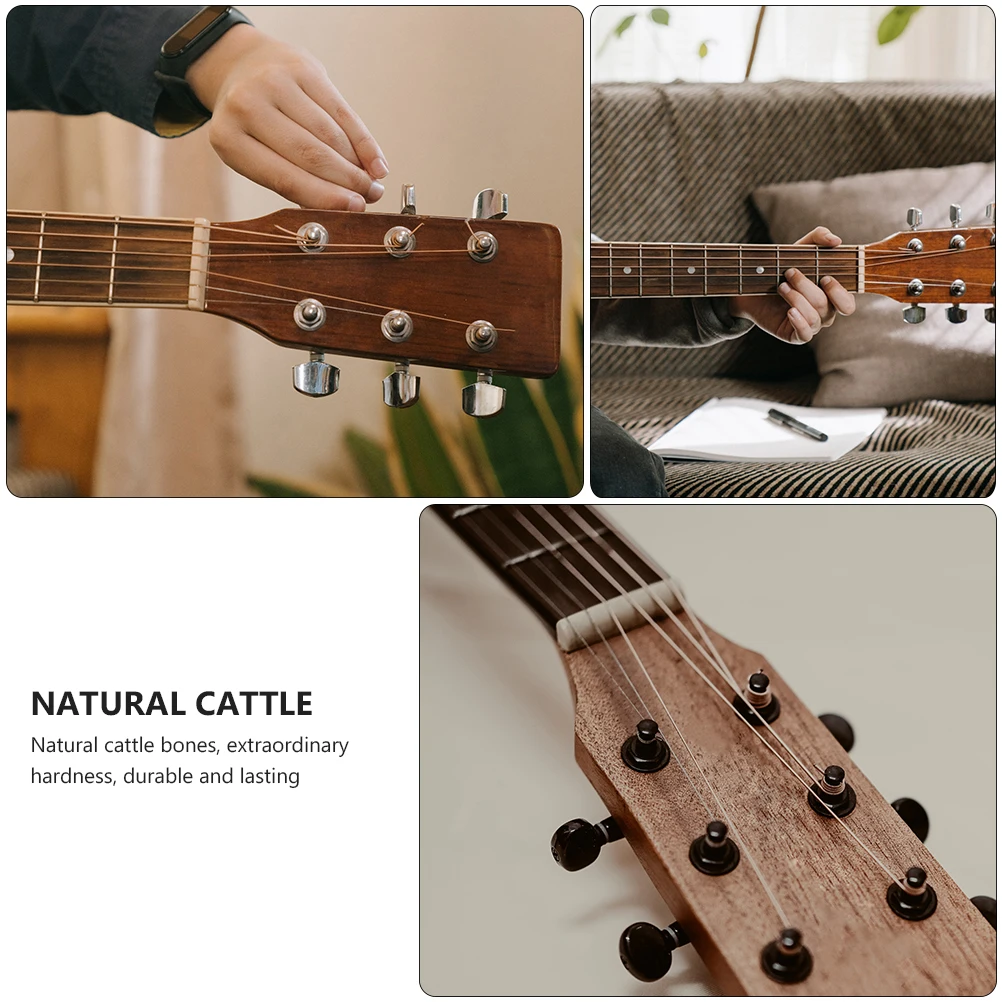 

string nut slotted guitar nut guitar part Cattle Bone blank nut nut Compatible with