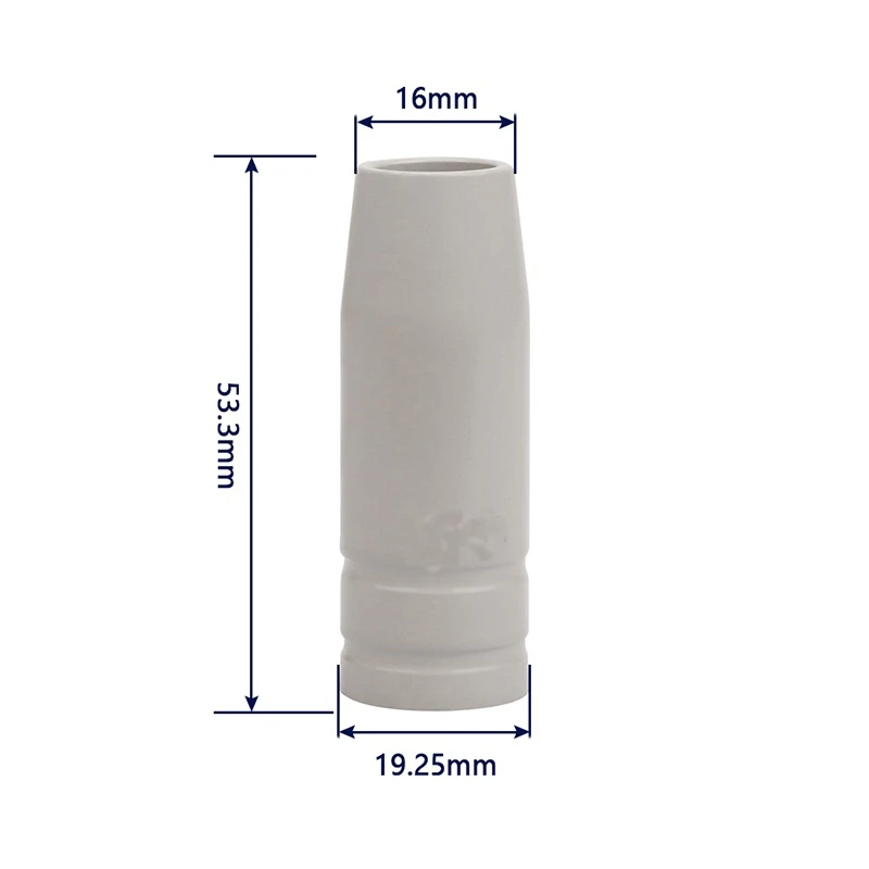 14Pcs 15Ak Mig New Coated Non-Stick Welding Slag Conductive Nozzle Protective Nozzle European Style Welding Torch Accessories Nozzle Mig/Mag Welding Machine Protective Cover