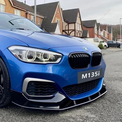 MP Style Front Bumper Lip Spoiler Splitter Diffuser For Bmw F20 F21 118i 120i M135i M140i M Sport 2015-2019 Lci Bodykits Tuning