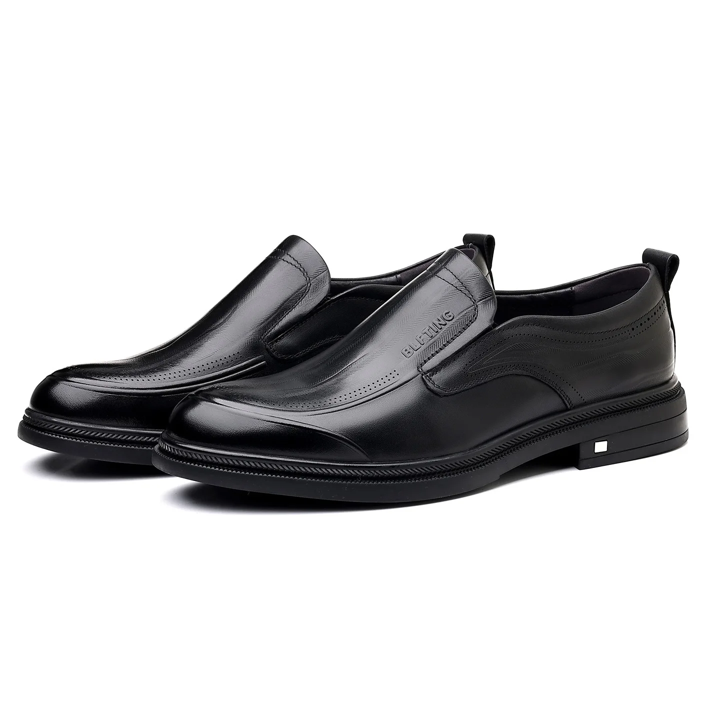 

Black Genuine Leather Shoes for Men Spring Autumn New Designer Dress Shoes Male High Quality Business Wedding Shoe Man