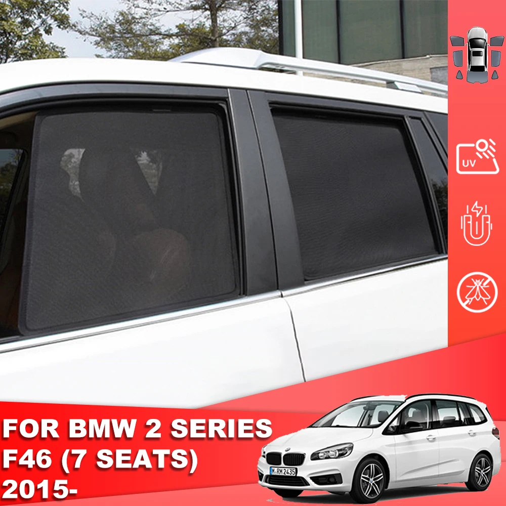 

For BMW 2 Series Gran Tourer F46 2014-2022 Car Sunshade Shield Rear Side Baby Window Sun Shade Visor Front Windshield Curtain