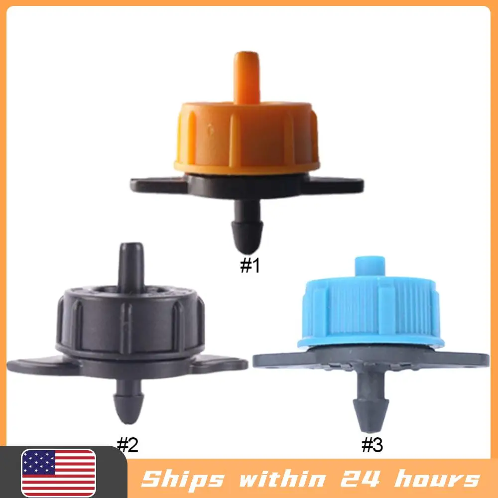

100pcs Adjustable Drippers Micro Connectors 2L/4L/8L Drip Irrigation Emitters for Garden Lawn Drip Irrigation