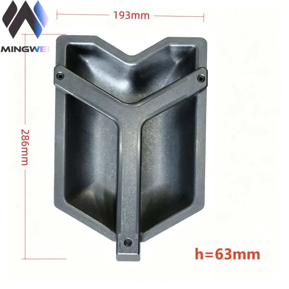 MW Audio Kunststoff-Ersatzgriff-Set für KSL/GSL Line Array Lautsprecher - Seiten- und Rückmontagegriff mit Schrauben (2 Stück) – Detail 1