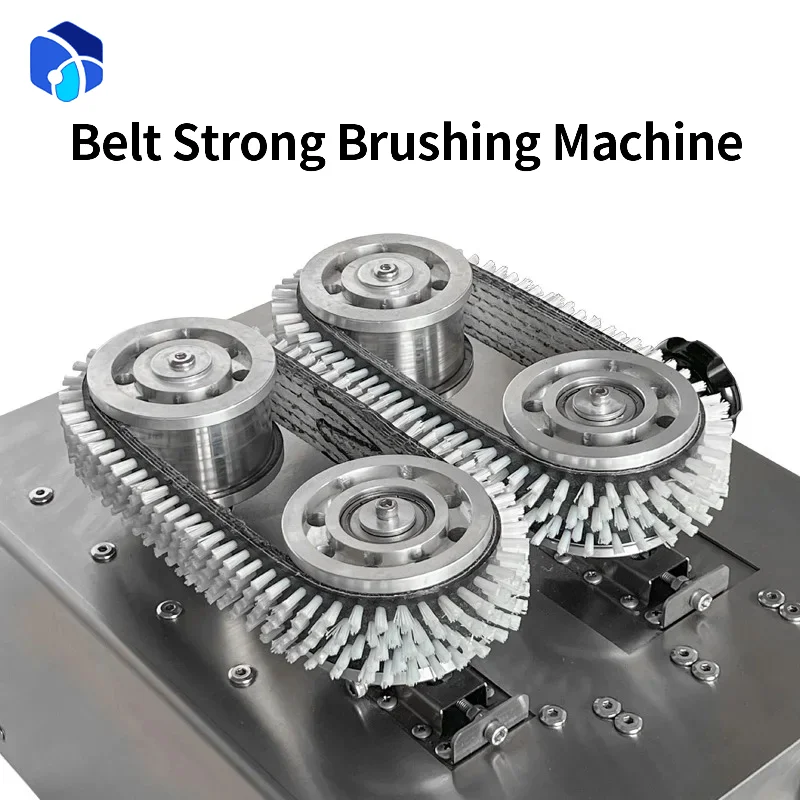 Ztem Crawler type shielded wire brushing machine belt type strong wire splitter cable weaving wire automatic breaking machine