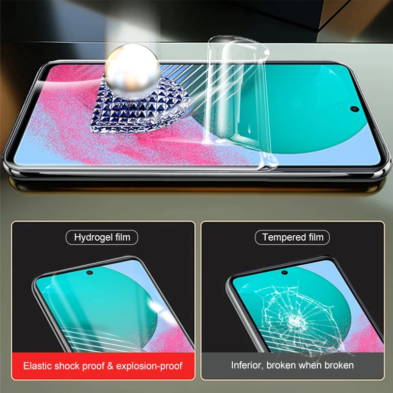 6in1 Hydrogel Soft Film For Samsung Galaxy M54 5G Camera Lens Screen Protectors On SamsungM54 Samsun M 54 54M 5G Protection Film
