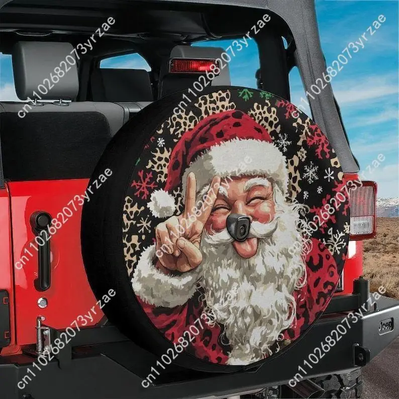 

Goofy Santa Clause Various Models Spare Car Tire Cover Prevention Sand Dust rainwaterTire Cover Sturdy Durable Tire Covers