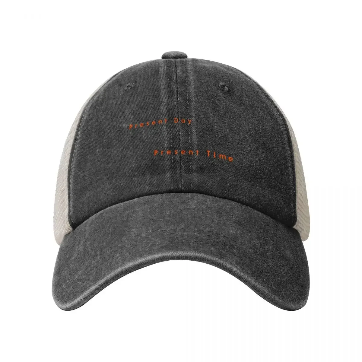 Serial experiments lain present day present time english Cowboy Mesh Baseball Cap Rugby Rave Male Women's