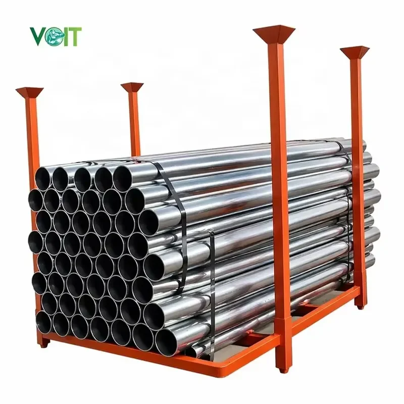 Powder Coated Large Capacity Tube Bar Timber Storage Rigid Pipe Transport Rack