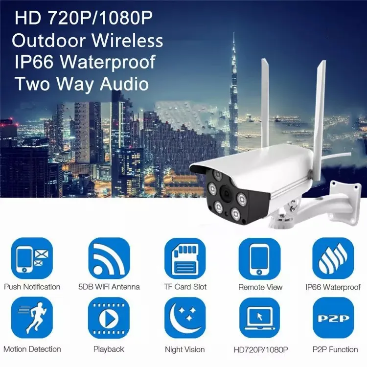 2MP 1080P  V380/Yoosee APP Full Color Motion Detection WIFI IP Camera AI Humanoid Home Security CCTV Intercom Baby Monitor