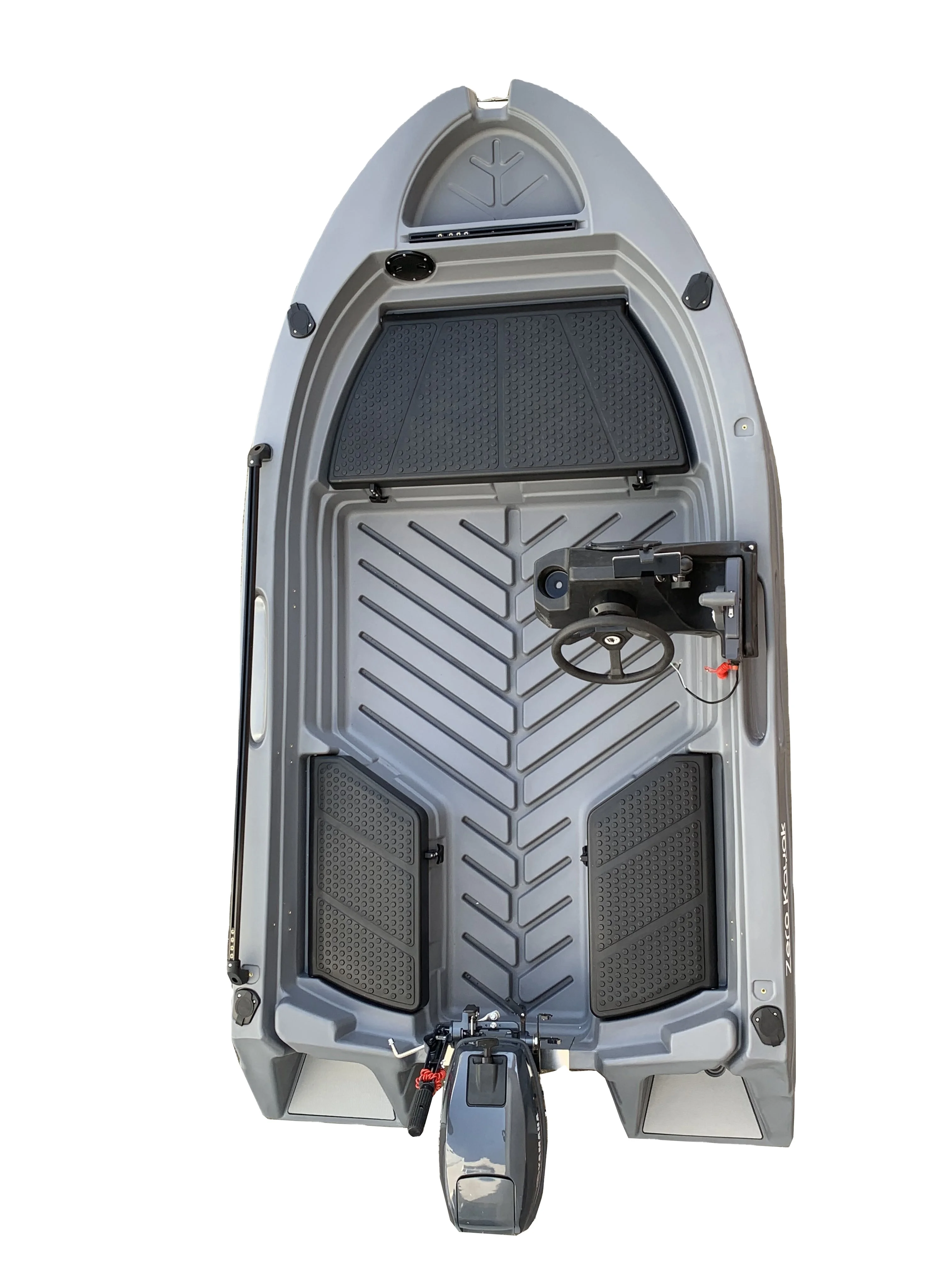 Hersteller 3 Meter Kunststoffboot 2-3 Personen Poly Motorboot Yacht Fischerboot Installieren Lenkrad