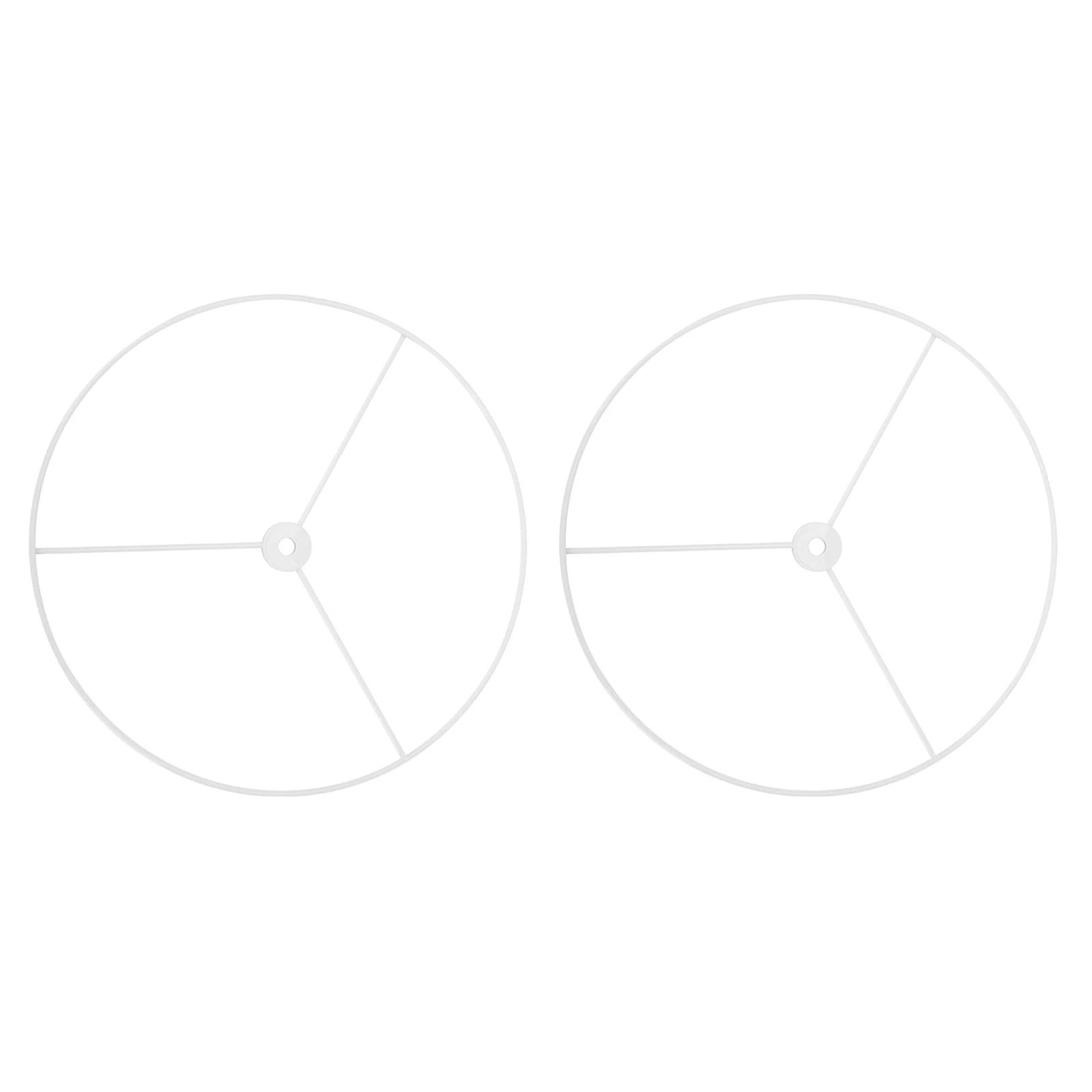 

2pcs Lampshade Bracket DIY Round E27 Shade Frame 20CM Lighting Fixture Holder Accessory Chandelier Part Ceiling Light