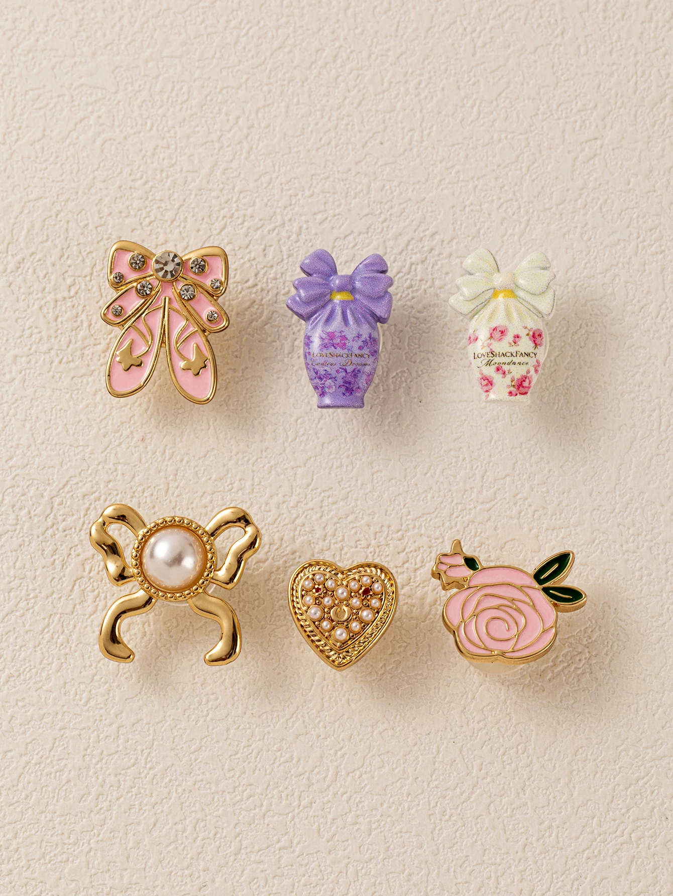 Modische und süße neue Accessoires: Schleifen-Vase, Liebes-DIY-Anhänger für Schmuck. – Detail 3